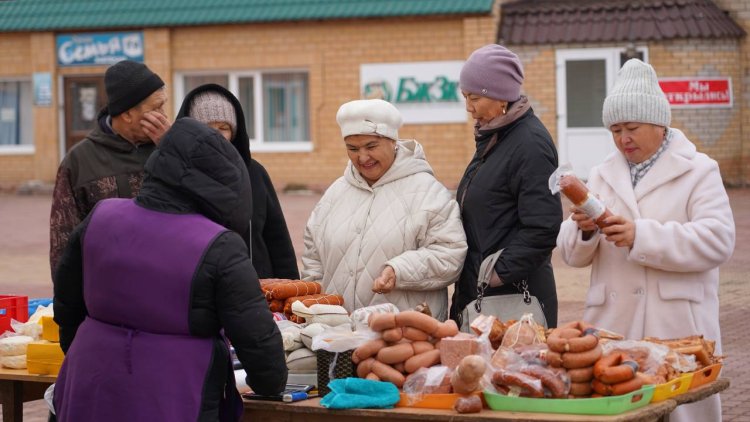 В Актогайском районе избирателей порадовали скидкой на мясо