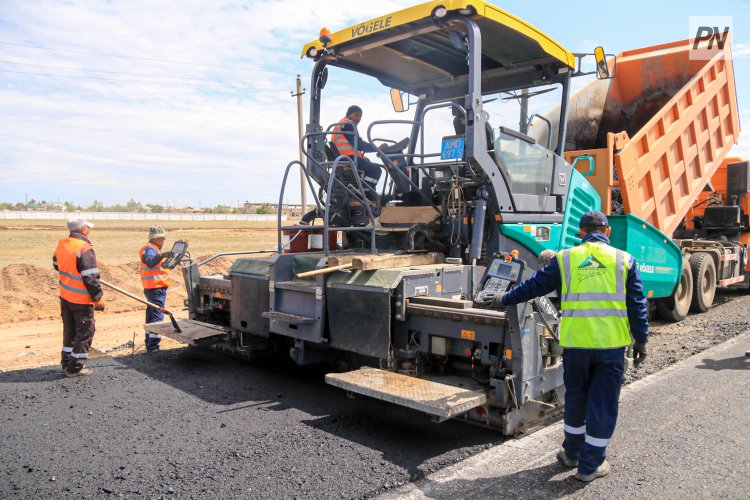 Успен ауданында бонустық трансферт есебінен жолдар жөнделді