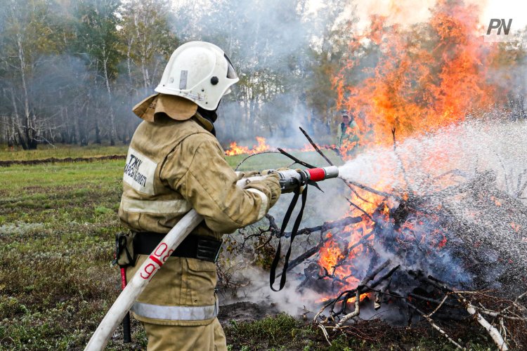 Павлодар облысында орын алған дала өрті толықтай сөндірілді