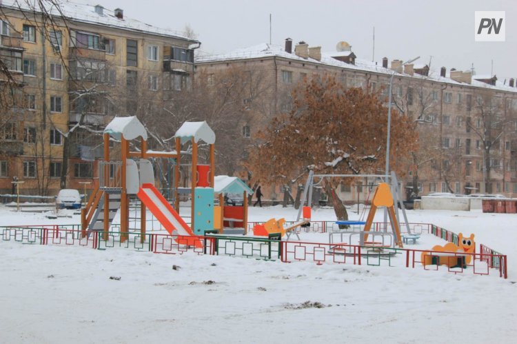 Павлодарда Мәшһүр Жүсіп көшесіндегі аула жаңа кейіпке енеді
