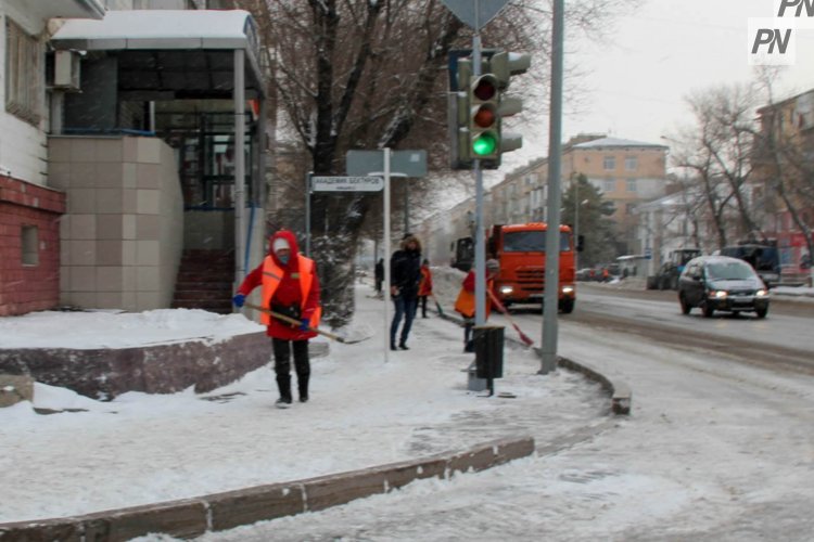 Как очистят от снега частный сектор Павлодара