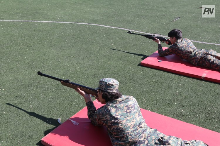 Павлодарские школьники  отработали на практике навыки военной подготовки