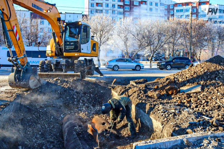 Ремонт центрального коллектора в Экибастузе продолжат весной