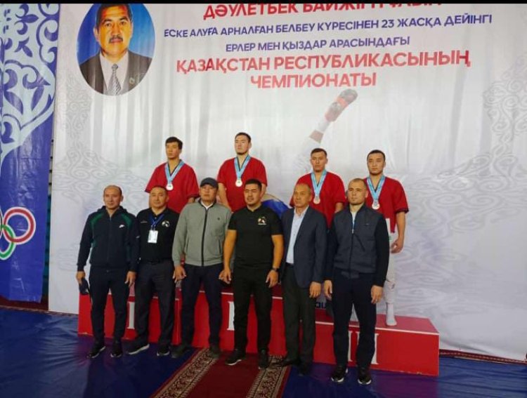 Павлодарлық жас спортшылар белбеу күресінен Қазақстан чемпионы атанды