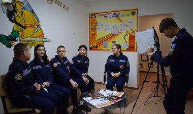 В Экибастузе юные спасатели открыли телестудию