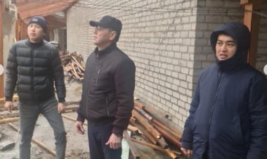 В Майском районе восстанавливают кровлю и окна больницы