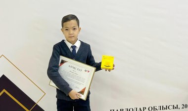 Павлодарда еріктілерге көмектескен 2-сынып оқушысы  марапатталды