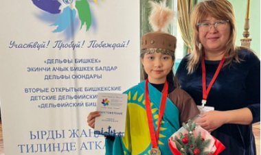 Юная павлодарка покорила жестовым пением жителей Кыргызстана