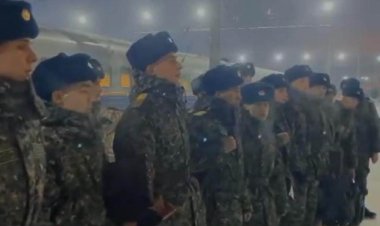 Павлодарда түзеу мекемелерін күзететін сарбаздар үйлеріне қайтты
