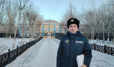 Екібастұзда полицей боранда бір күн көлікте отырған балықшыларды тауып алды