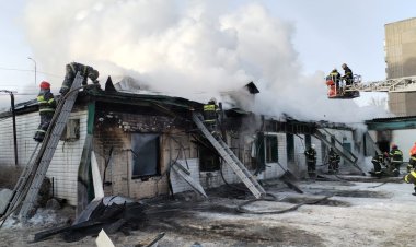 Павлодарда дүкен өртенді