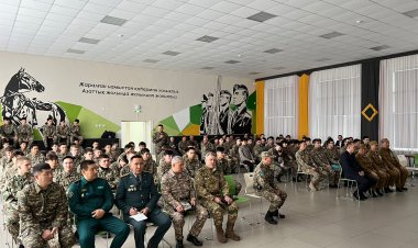«Сарбаз-2024»: Павлодарда оқушылар ептілік пен жылдамдықтан сынға түсуде