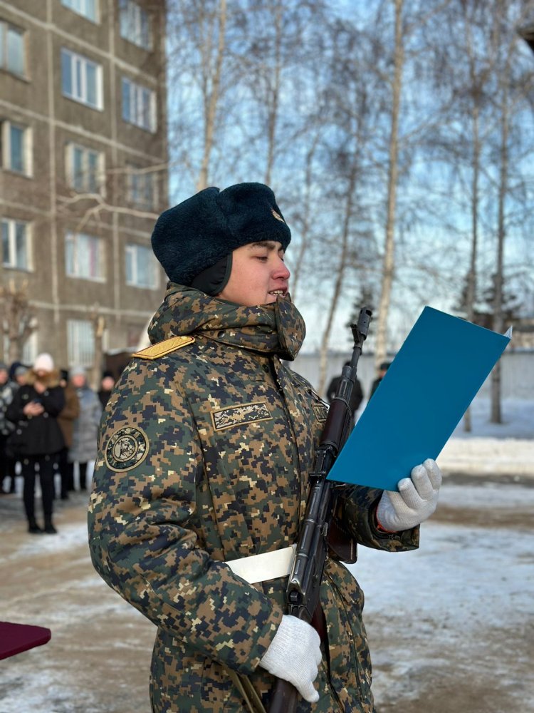 Павлодарские гвардейцы присягнули на верность Отечеству