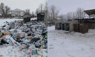 Шідертіде бір ай бойы жиналмаған қоқыс шығарылды
