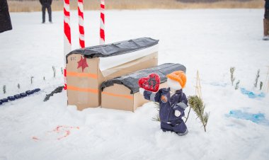 Энергетики ERG проверили ловкость на зимних эстафетах в Аксу