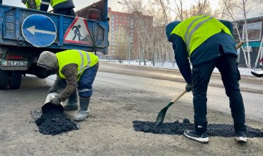 На павлодарский проспект уложили всесезонный асфальт