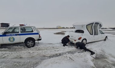 Қардың құрсауында: Павлодар ауданында полицейлер нәрестенің үсіп қалуына жол бермеді