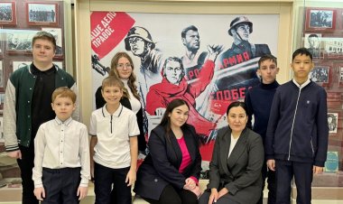 Павлодарлық оқушылар робот-экскурсовод құрастырды