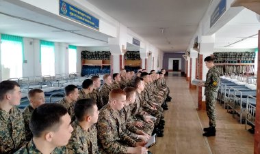Ұлттық ұланның курсанттары  Павлодарға әскери бөлімдерге  келді