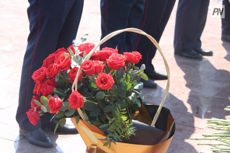 В Көрісу күні поздравили ветерана ОВД