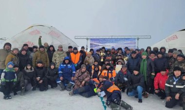 Баянауылда қысқы балық аулаудан ашық турнир өтті