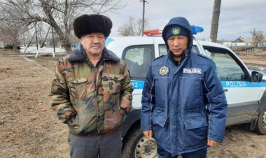 Ақтоғайлық полицей үйін су басқан ауыл тұрғынын паналатты