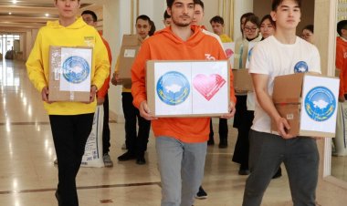 Тонны гуманитарной помощи собрала павлодарская АНК для сельчан из зоны паводков