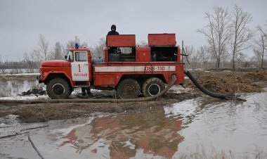 Ақтоғай ауданында зардап шеккен төрт үйде су сору жұмыстары жалғасуда
