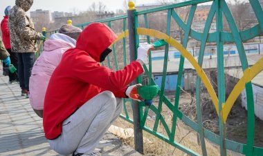 Павлодарда көпірлерді ретке келтіруде