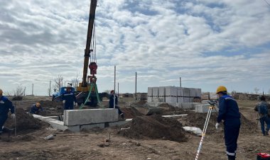 Жалаулыда су тасқынынан зардап шеккендерге үй салынуда