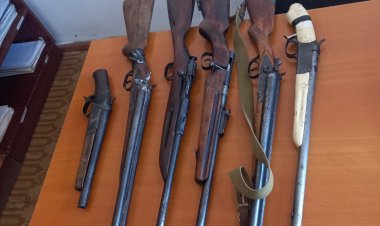 Павлодар облысының тұрғындары үйлерінде сақтаулы тұрған қаруларын тапсыруда