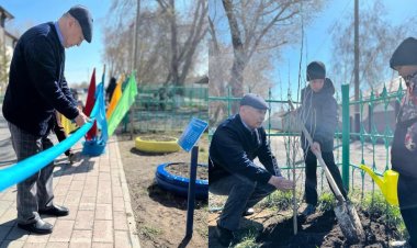 Ертіс мектебінің жанында өлкетанушының құрметіне аллея ашылды