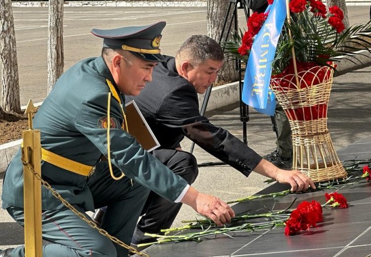 Павлодарские нацгвардейцы почтили память погибших казбатовцев