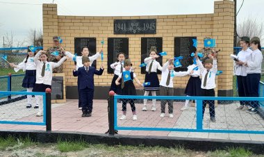 Ақтоғайда Жеңіс күніне орай автошеру өтті