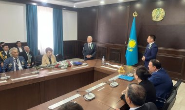 Асаин Байханов поделился с ветеранами своей мечтой