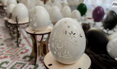 Превращает яичную скорлупу в шедевр павлодарский инженер