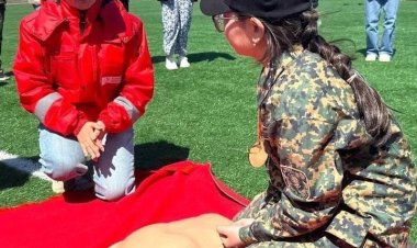 Юные спасатели собрались на слет в Иртышском районе