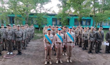 Павлодарские школьники приобщились к солдатской жизни