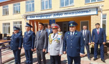 В районе Теренколь увековечили имена полицейских-героев