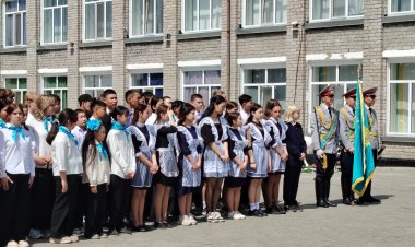 Тереңкөл ауданында екі мектепте кадет сыныптары ашылды