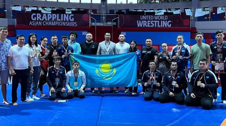Павлодарлық спортшылар грэпплинг чемпионатынан оннан астам медальмен оралды