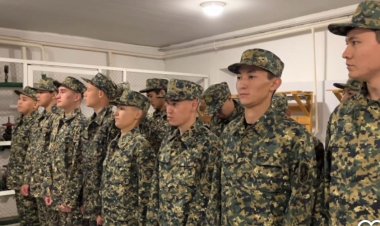 В Павлодаре  воинская часть пополнилась новобранцами