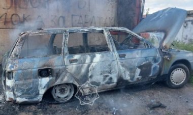 Павлодарда көлік жанды