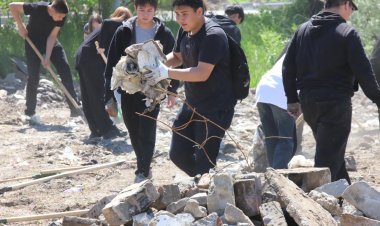 Павлодарлықтар Зеленстрой шағын аумағын қоқыстан тазартты