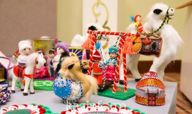 Павлодарские школьники научились создавать поделки в национальном стиле