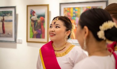 Павлодарлық суретшілер елордада акварельдерін ұсынды