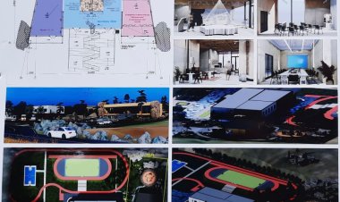 Визит-центр в Баянауле инкрустируют валунами