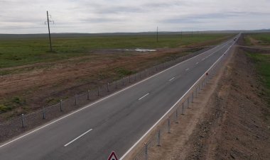 На дороге к баянаульскому нацпарку обновили покрытие