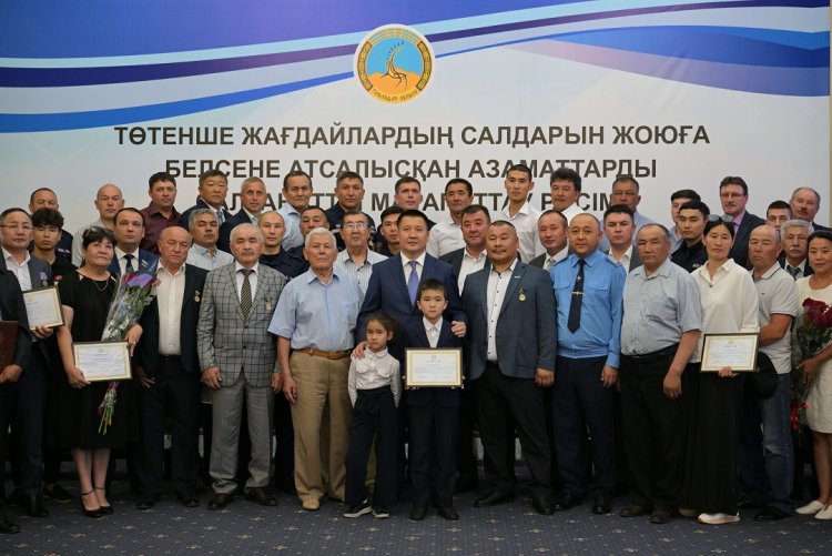 Павлодарских спасателей наградили за отвагу