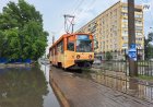 В Павлодар прибыл новый трамвай из Беларуси